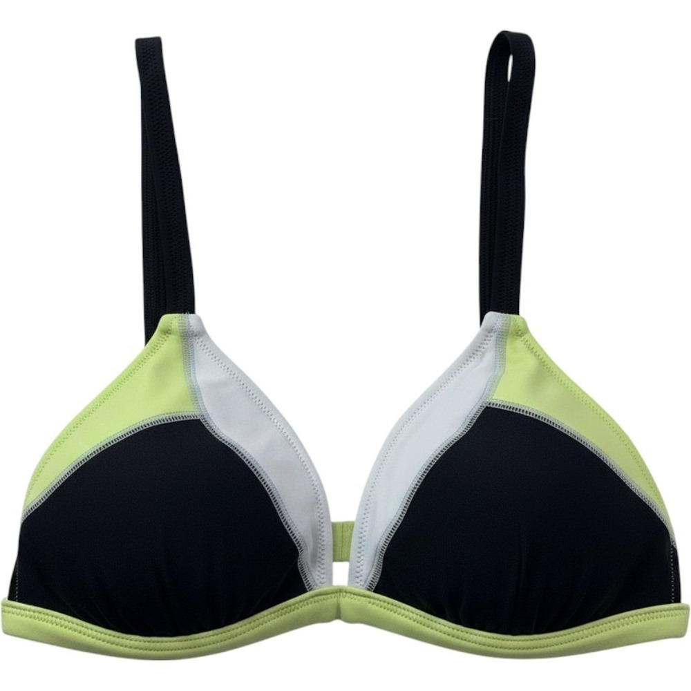 Victoria's Secret PINK Bikini Top Colorblock Triangle Large L